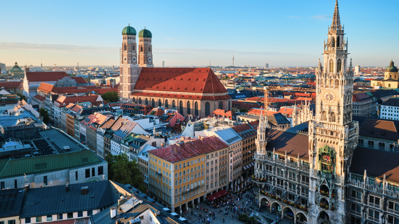 Panorama-Aufnahme von München